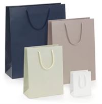 BORSA CARTA LUSSO OPACA CON CORDONCINO